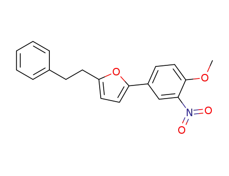 2-(4-methoxy-3-nitrophenyl)-5-phenethylfuran
