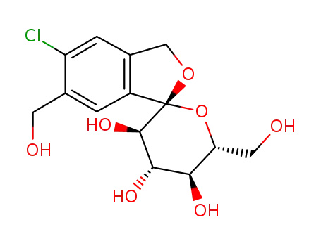 (1S,3′R,4′S,5′S,6′R)-5-chloro-3′,4′,5′,6′-tetrahydro-6,6′-bis(hydroxymethyl)-spiro[2-benzofuran-1(3H),2′-[2H]pyran]-3′,4′,5′-triol