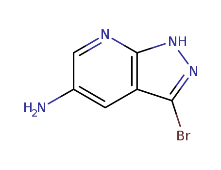 1H-Pyrazolo[3,4-b]pyridin-5-amine, 3-bromo- cas  1186608-71-8