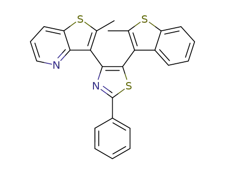 2-methyl-3-(5-(2-methylbenzo[b]thiophen-3-yl)-2-phenylthiazol-4-yl)thieno[3,2-b]pyridine