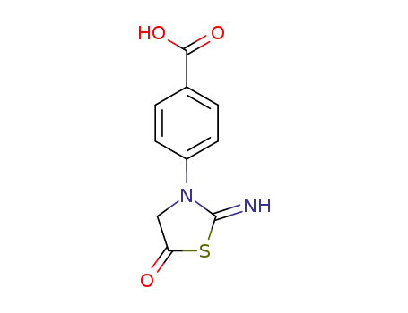 4-(2-imino-5-oxothiazolidin-3-yl)-benzoic acid