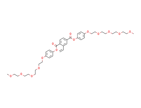 2,5-bis(4-[methoxytetra(oxyethylene)phenyl]oxycarbonyl)styrene