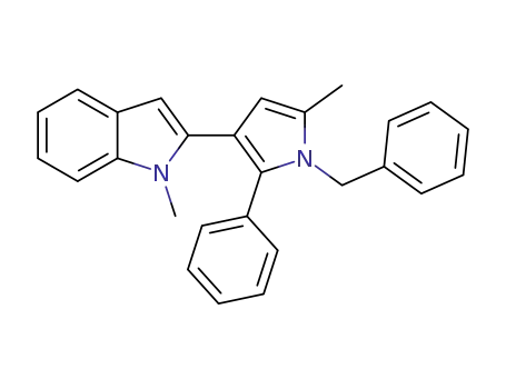 2-(1-benzyl-5-methyl-2-phenyl-1H-pyrrol-3-yl)-1-methyl-1H-indole