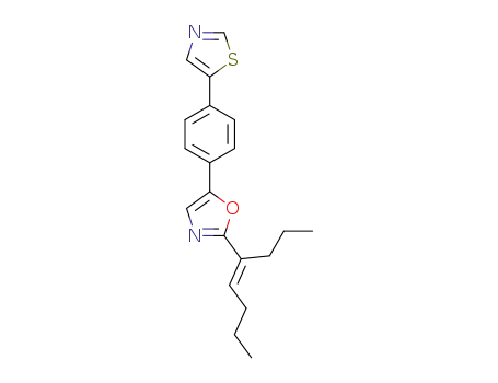 (E)-2-(oct-4-en-4-yl)-5-[4-(thiazol-5-yl)phenyl]oxazole