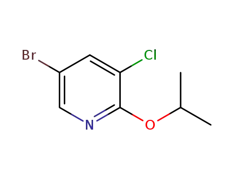 Molecular Structure of 1211531-67-7 (5-bromo-3-chloro-2-isopropoxypyridine)