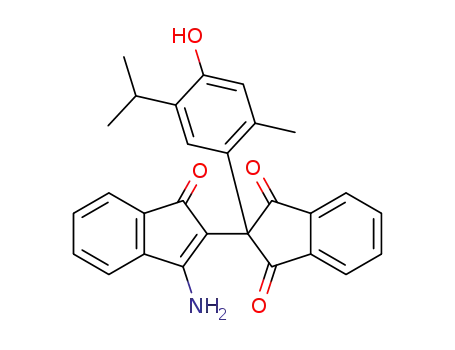 3-amino-2-[2-(2-methyl-4-hydroxy-5-isopropylphenyl)indane-1,3-dionyl]indenone