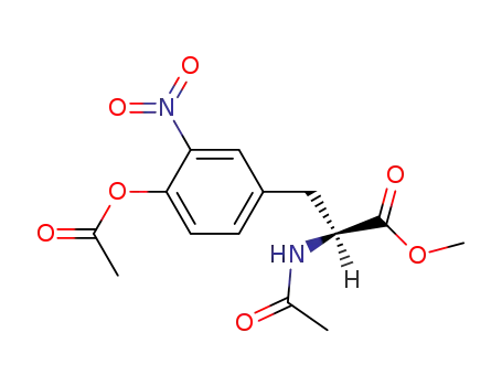 L-Tyrosine, N-acetyl-3-nitro-, methyl ester, acetate (ester)