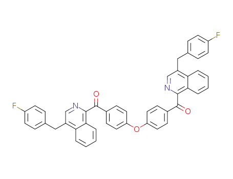 p-{1-[4-(p-fluorobenzyl)isoquinolyl]carbonyl}diphenyl ether