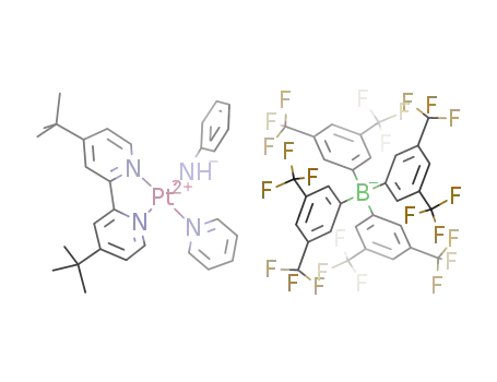 [(4,4'-di-tert-butyl-2,2'-dipyridyl)Pt(NHPh)(pyridine)][B(Ar')4]