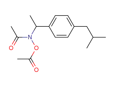 Acetamide, N-(acetyloxy)-N-[1-[4-(2-methylpropyl)phenyl]ethyl]-