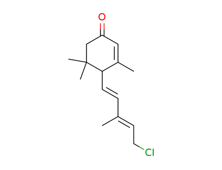 4-((1E,3E)-5-Chloro-3-methyl-penta-1,3-dienyl)-3,5,5-trimethyl-cyclohex-2-enone