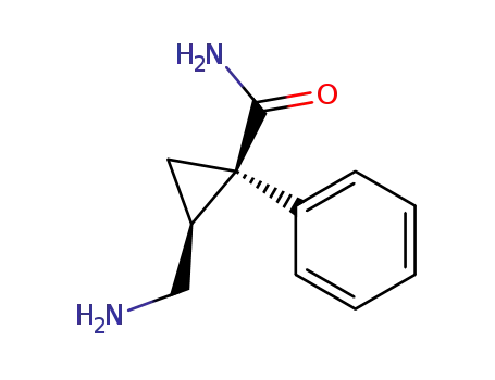 Cyclopropanecarboxamide, 2-(aminomethyl)-1-phenyl-, cis-
