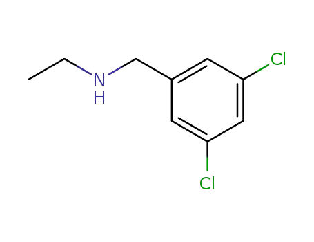 Molecular Structure of 90390-22-0 (N-(3,5-dichlorobenzyl)ethanamine)