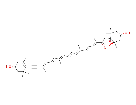 (3E,5E,7E,9E,11E,13E,15E)-18-(4-hydroxy-2,6,6-trimethylcyclohexen-1-yl)-1-(4-hydroxy-2,2,6-trimethyl-7-oxabicyclo[4.1.0]heptan-1-yl)-3,7,12,16-tetramethyloctadeca-3,5,7,9,11,13,15-heptaen-17-yn-2-one