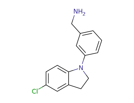 Benzenemethanamine, 3-(5-chloro-2,3-dihydro-1H-indol-1-yl)-