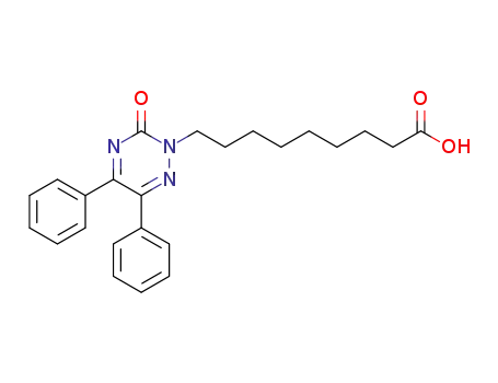 1,2,4-Triazine-2(3H)-nonanoic acid, 3-oxo-5,6-diphenyl-