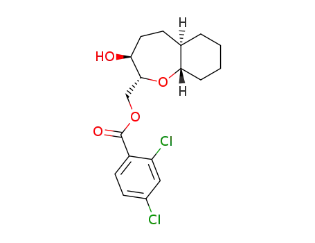 [(2S,3R,5aS,9aR)-3-hydroxydecahydro-1-benzoxepin-2-yl]methyl 2,4-dichlorobenzoate
