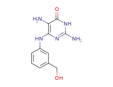 2,5-Diamino-6-(3-hydroxymethyl-phenylamino)-3H-pyrimidin-4-one