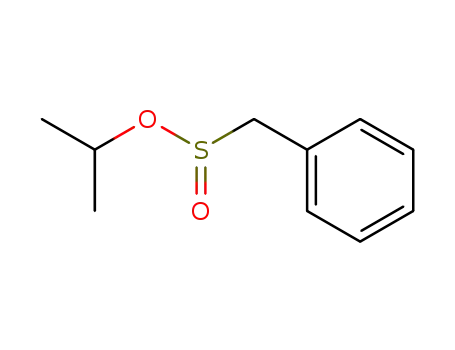 Molecular Structure of 51489-23-7 (Benzenemethanesulfinic acid, 1-methylethyl ester)