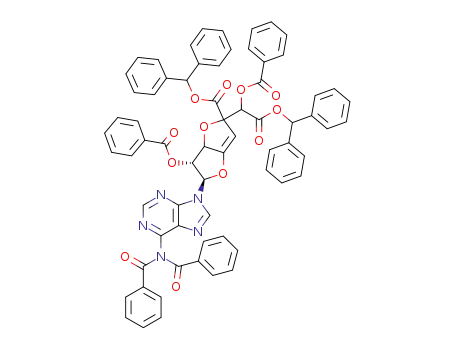 dibenzhydryl N<sup>6</sup>,N<sup>6</sup>,O<sup>2'</sup>,O<sup>7'</sup>-tetrabenzoylgriseolate