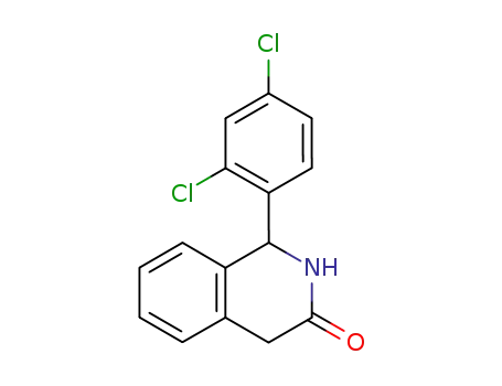 Molecular Structure of 22990-11-0 (1-(2,4-dichlorophenyl)-1,4-dihydroisoquinolin-3(2H)-one)