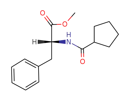 D-Phenylalanine, N-(cyclopentylcarbonyl)-, methyl ester