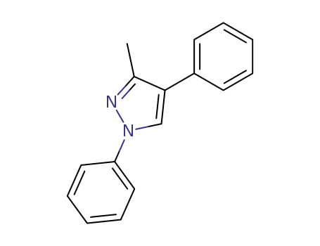 Molecular Structure of 7188-94-5 (1H-Pyrazole, 3-methyl-1,4-diphenyl-)