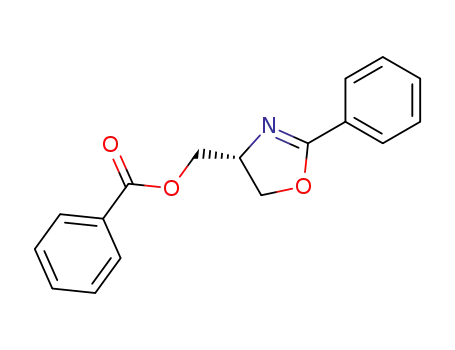 4-Oxazolemethanol, 4,5-dihydro-2-phenyl-, benzoate (ester), (R)-