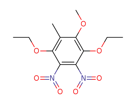 Benzene, 1,4-diethoxy-2-methoxy-3-methyl-5,6-dinitro-