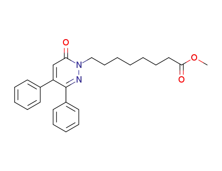 1(6H)-Pyridazineoctanoic acid, 6-oxo-3,4-diphenyl-, methyl ester