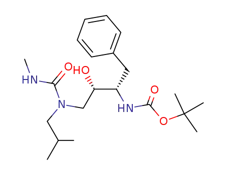 [(1S,2S)-1-Benzyl-2-hydroxy-3-(1-isobutyl-3-methyl-ureido)-propyl]-carbamic acid tert-butyl ester