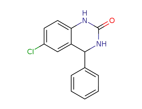 Molecular Structure of 64820-66-2 (6-chloro-4-phenyl-3,4-dihydro-1<i>H</i>-quinazolin-2-one)