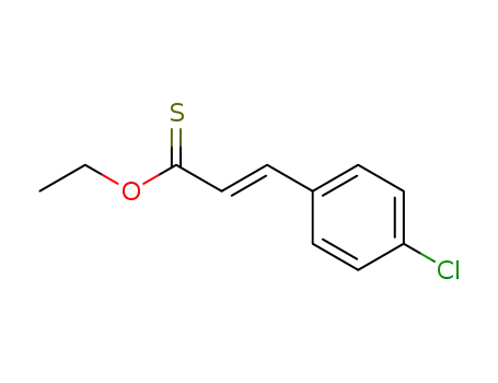 Cinnamic acid, 4-chlorothio-, O-ethyl ester