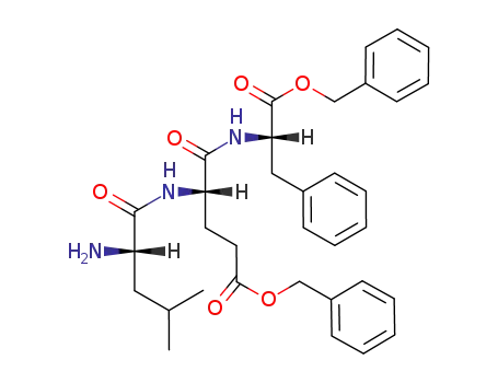 L-Phenylalanine, N-(N-L-leucyl-L-a-glutamyl)-, bis(phenylmethyl) ester