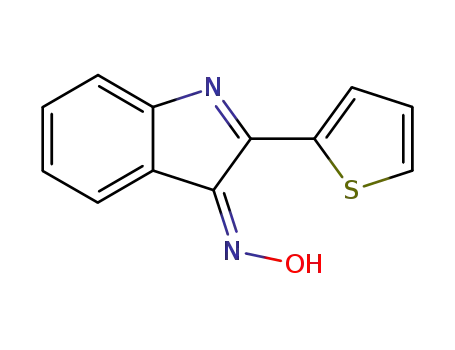2-[2]thienyl-indol-3-one oxime