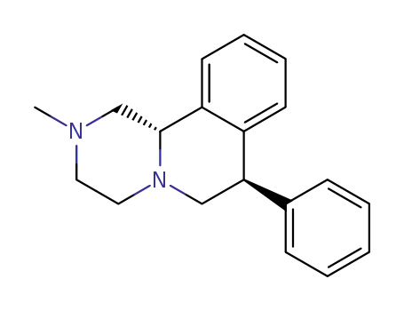 trans-1,3,4,6,7,11b-hexahydro-2-methyl-7-phenyl-2H-pyrazino<2,1-a>isoquinoline