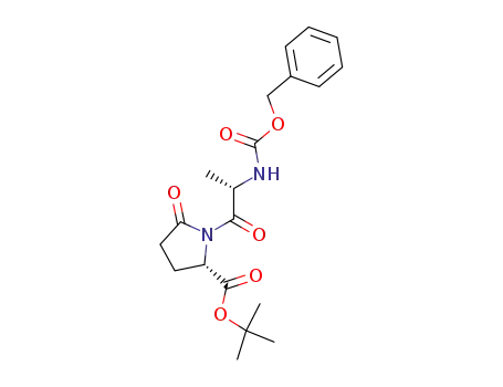 N-(N-carbobenzyloxy-L-alanyl)-L-pyroglutamic acid tert-butyl ester