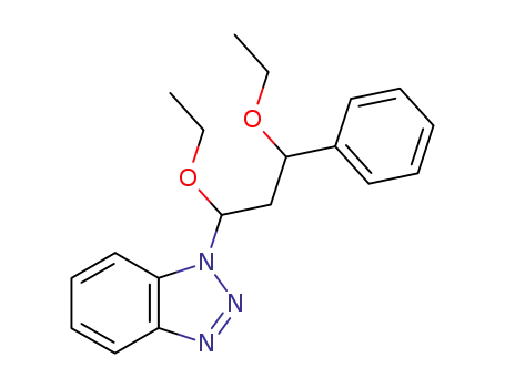 3-(benzotriazol-1-yl)-1,3-diethoxy-1-phenylpropane