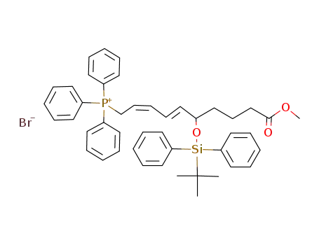 [(2Z,4E)-6-(tert-Butyl-diphenyl-silanyloxy)-9-methoxycarbonyl-nona-2,4-dienyl]-triphenyl-phosphonium; bromide