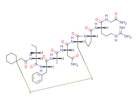 아르기프레신, (베타-메르캅토-베타,베타-사이클로펜타메틸렌프로피온산)(1)-Ile(2)-Ala(4)-