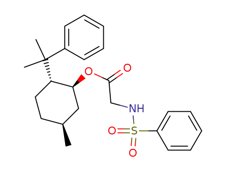 Benzenesulfonylamino-acetic acid (1S,2R,5S)-5-methyl-2-(1-methyl-1-phenyl-ethyl)-cyclohexyl ester