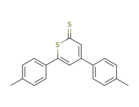 Molecular Structure of 15450-25-6 (bis(p-tolyl-4,6 thiopyrannethion-2))