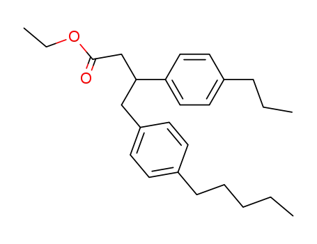 ethyl 4-(4-pentylphenyl)-3-(4-propylphenyl)butyrate