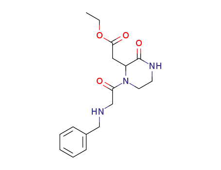 1-benzylaminoacetyl-2-carbethoxymethylpiperazin-3-one