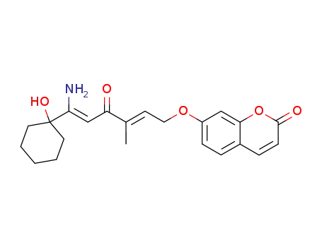 7-[(2E,5Z)-6-Amino-6-(1-hydroxy-cyclohexyl)-3-methyl-4-oxo-hexa-2,5-dienyloxy]-chromen-2-one