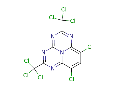 7,9-dichloro-2,5-bis(trichloromethyl)-1,3,4,6,9b-pentaazaphenalene