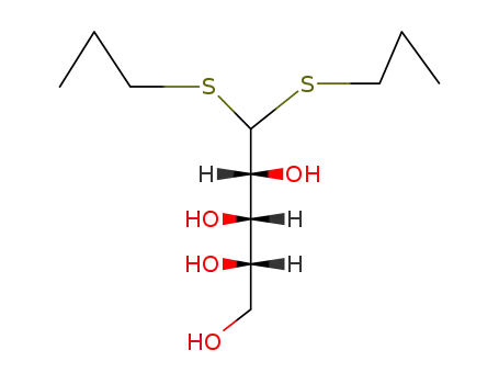 Molecular Structure of 121471-02-1 (L-arabinose dipropyl dithioacetal)