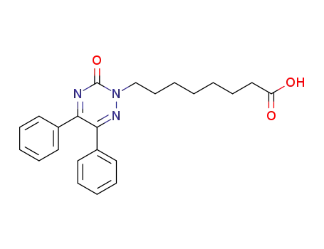 1,2,4-Triazine-2(3H)-octanoic acid, 3-oxo-5,6-diphenyl-