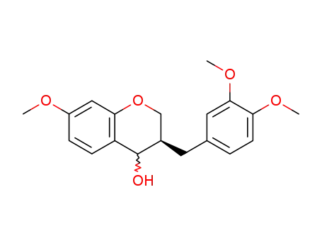 (R)-3-(3,4-Dimethoxy-benzyl)-7-methoxy-chroman-4-ol