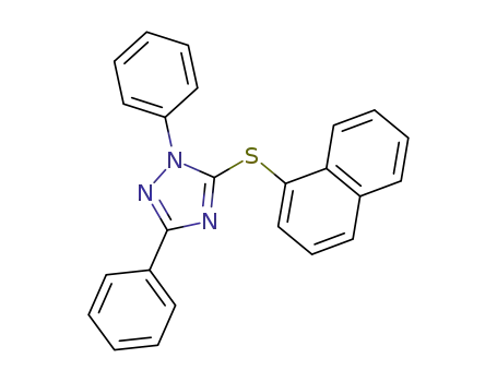 5-(1-naphthylthio)-1,3-diphenyl-1,2,4-triazole